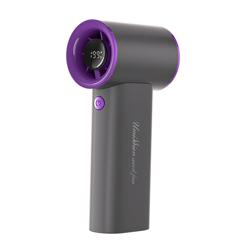 Handheld Smart Humidifying Fan Portable Rechargeable Personal Cooling Fan with LED Display