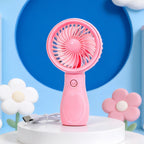 Portable Mini Fan USB Rechargeable 3-Speed Quiet Operation Compact Size