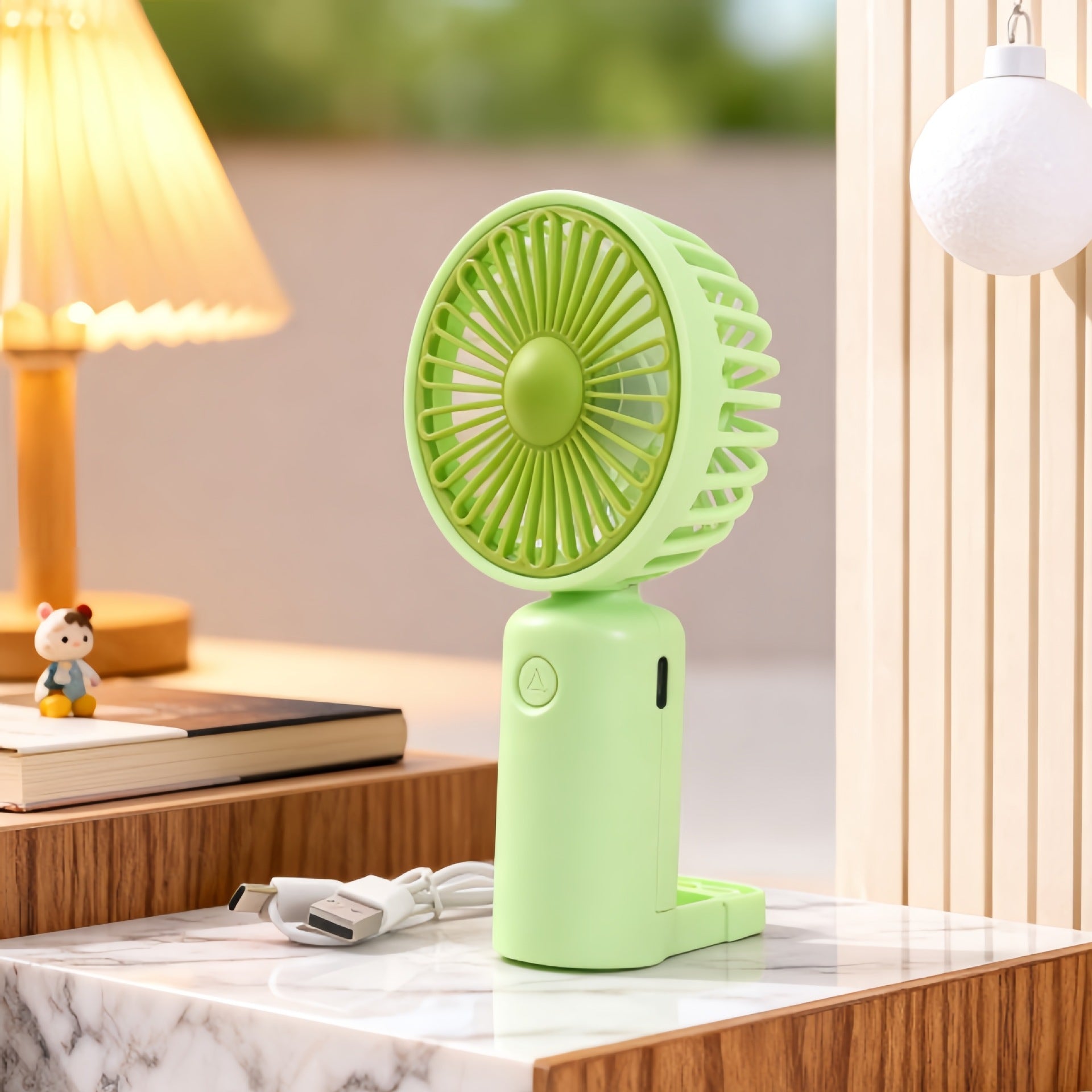 Portable USB Fan Lightweight Adjustable Speed Compact Personal Cooling Fan