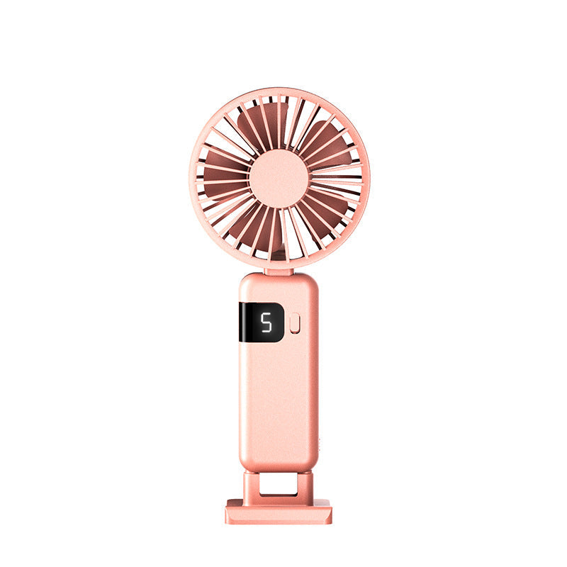 Handheld Cooling Fan Adjustable Speed Portable Rechargeable Battery Operated