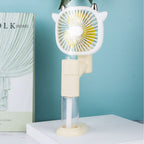 Mist Spray Fan Handheld Portable Rechargeable Personal Cooling Fan with Adjustable Speeds