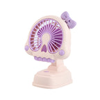 Cartoon Skull-Themed USB Rechargeable Desk Fan Portable Adjustable Speed