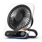 Portable Desk Fan Compact Lightweight Adjustable Speed Settings Energy Efficient