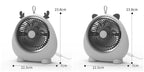 Portable Mini Fan USB Rechargeable Cute Animal Design Compact Desk Fan