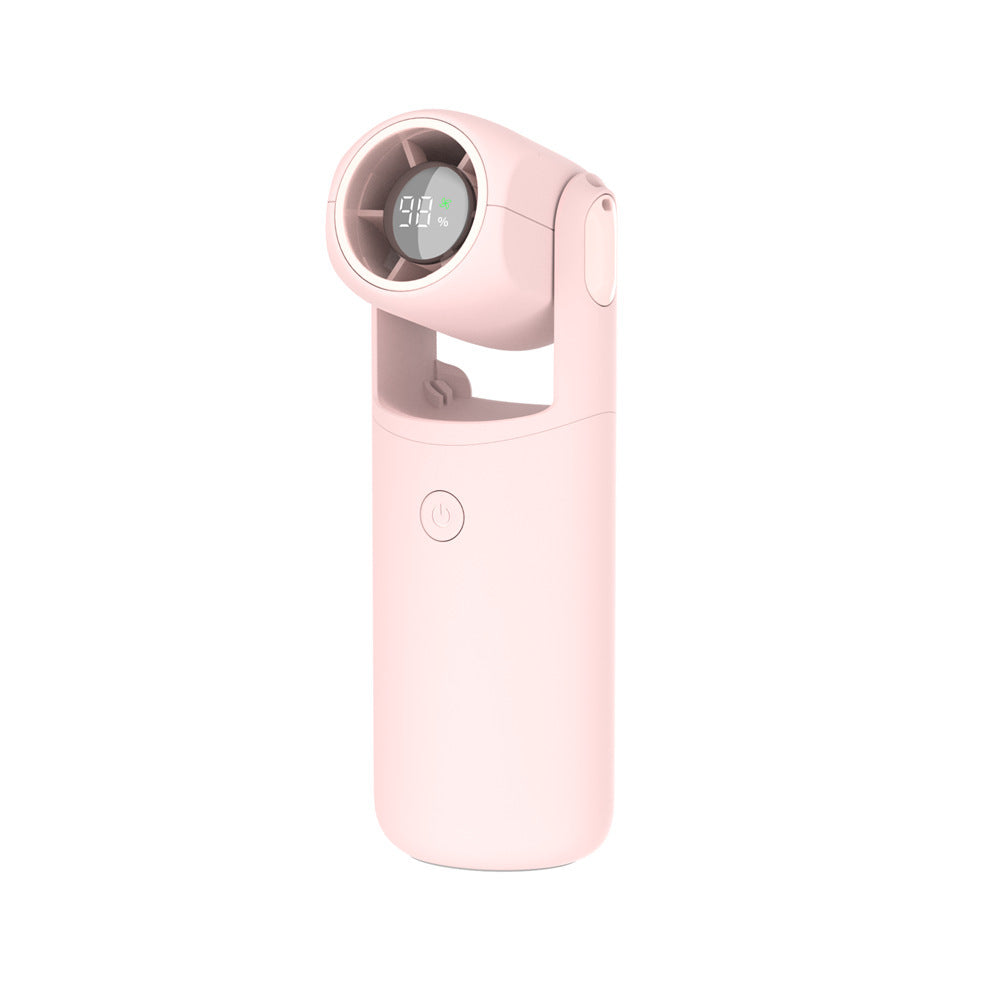 Women's Handheld Air Conditioning Fan Portable Adjustable Speed Cooling Device