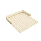 Comfortable Platform Mat with Raised Edges Soft Padded Floor Cushion for Home and Outdoor Use