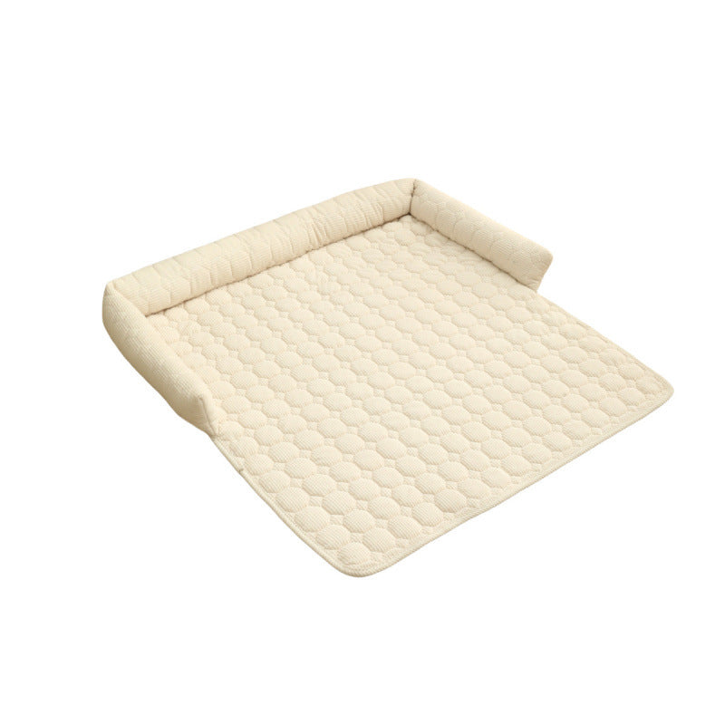 Comfortable Platform Mat with Raised Edges Soft Padded Floor Cushion for Home and Outdoor Use