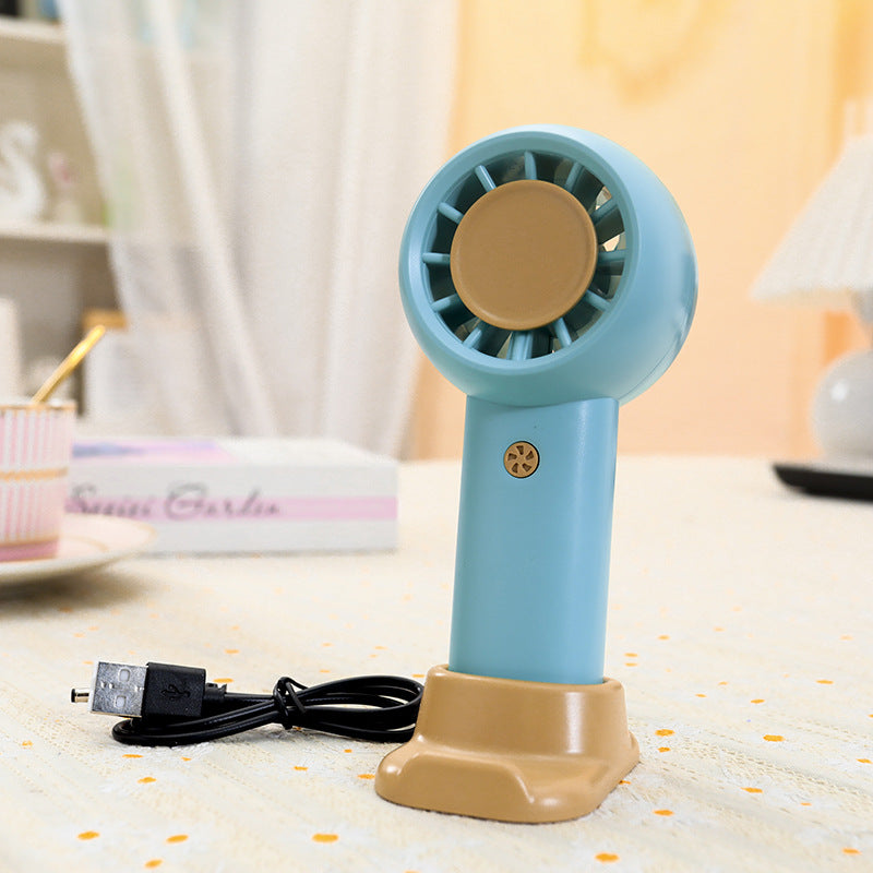 Portable USB Mini Fan with Flexible Tilt, Compact Lightweight Personal Cooling Fan