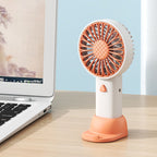 Portable Mini Fan for Women USB Rechargeable Adjustable Speed Compact