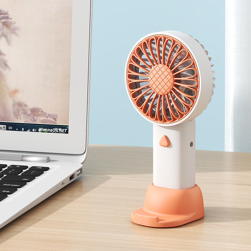 Portable Mini Fan for Women USB Rechargeable Adjustable Speed Compact