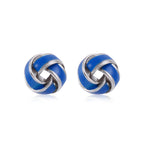 Women's Lightweight Star Earrings Enamel Flag Design Fishhook Closure Zinc Alloy