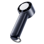 Ergonomic Handheld Cooling Fan Portable Rechargeable Personal Fan with Multiple Speeds