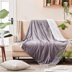 Thermal Insulating Blanket Soft Hypoallergenic Microfiber Fleece Cozy Throw