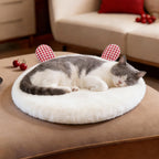 Harrow Women's Plush Play Mat with Non-Slip Backing Cute Face Design