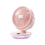 Portable Rechargeable Mini Fan Compact Lightweight Quiet Operation White