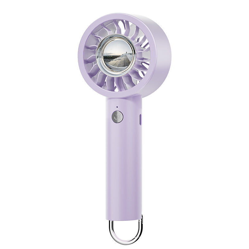 Handheld High-Speed Portable Fan Rechargeable Quiet Operation Compact Personal Cooling