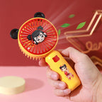 Ladies Portable Handheld Fan Lightweight Quiet Operation Creative Design for Travel and Outdoor Use