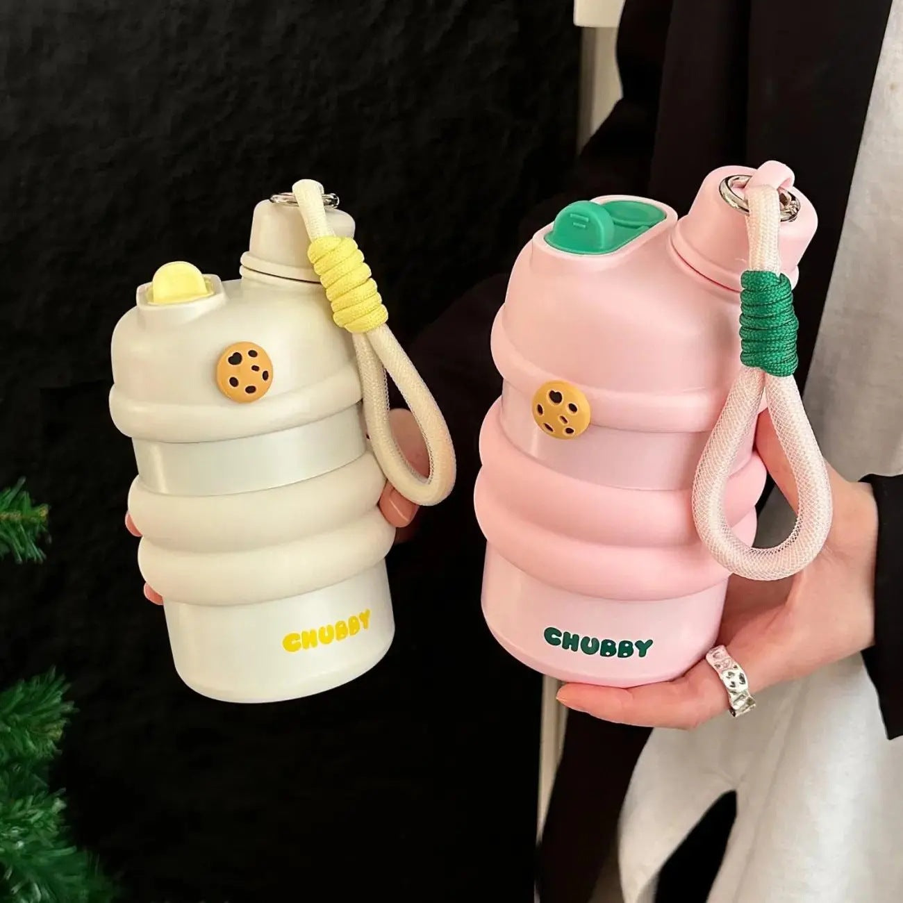 Women's Sporty Stainless Steel Insulated Water Bottle Leak-Proof Lid Eco-Friendly