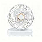 Ladies Table Fan Elegant Design Gold Accent Quiet Operation