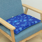 Cooling Seat Cushion with Snowflake Pattern Ergonomic Breathable Comfort Bowlift