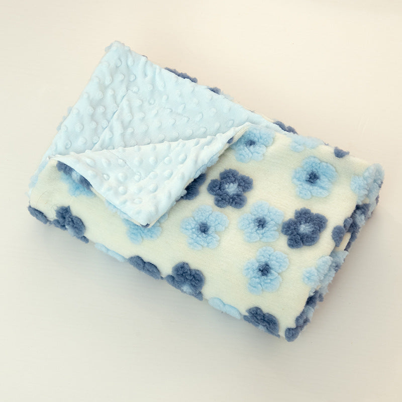Women's Soft Microfiber Blanket Floral Pattern Cozy Throw for All Seasons