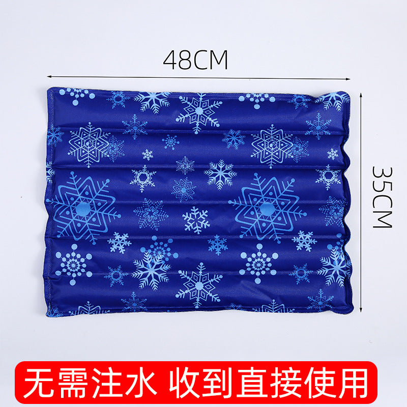 Bowlift Ladies Cooling Mat with Snowflake Structure Portable Breathable Cooling Pad