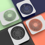 Portable Table Fan Compact Oscillating Quiet Operation LED Display Multiple Speeds