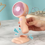 Portable Mini Fan for Women USB Powered Flexible Tilt Compact Personal Fan