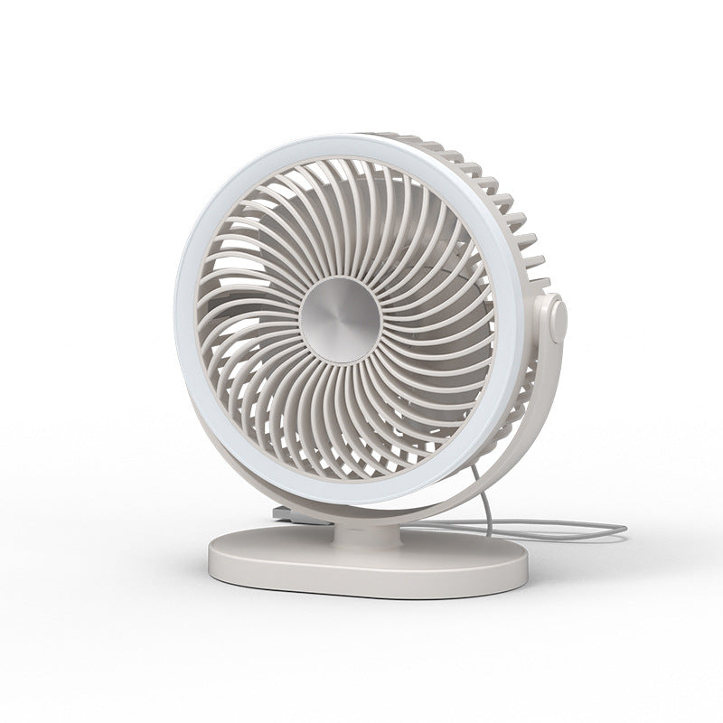Portable USB Desk Fan with Adjustable Head Lightweight Compact Design