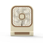 Portable Mini Fan for Women Ergonomic Design USB Rechargeable 3-Speed Quiet Cooling