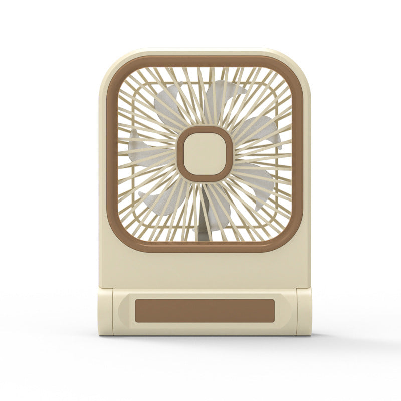 Portable Mini Fan for Women Ergonomic Design USB Rechargeable 3-Speed Quiet Cooling