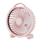 Portable Desk Fan Compact Lightweight Adjustable Speed USB Powered