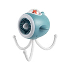 Harrow Octopus-Inspired Portable Fan Flexible Legs Rechargeable Battery Compact Design