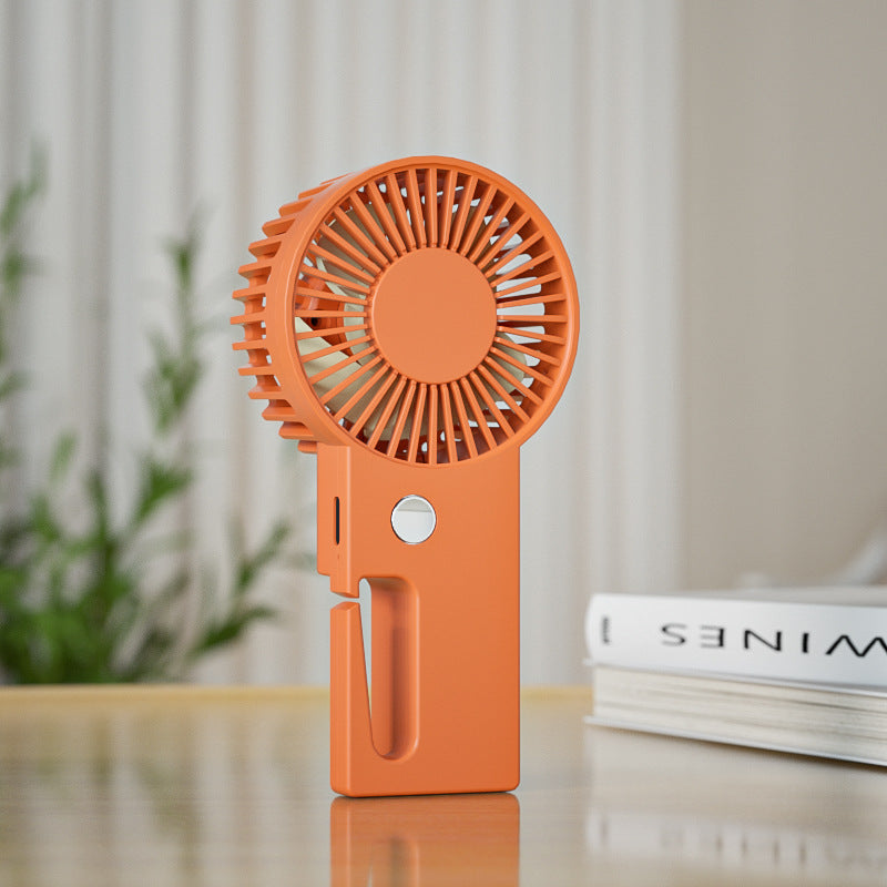 Harrow Portable Adjustable Handheld Fan Rechargeable Quiet Lightweight Personal Cooling