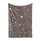 Unisex Sports Fleece Blanket Soft Cozy Throw with Bright Colorful Sports Ball Design