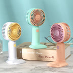 Portable Mini Fan for Women USB Powered Flexible Tilt Compact Personal Fan