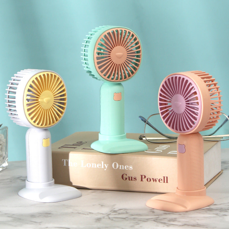 Portable Mini Fan for Women USB Powered Flexible Tilt Compact Personal Fan