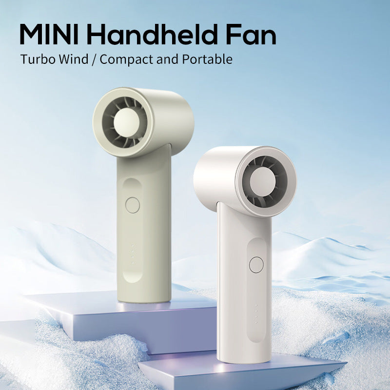 Portable USB Handheld Fan for Women Compact Lightweight Rechargeable Personal Cooling Fan