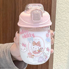 Playful BPA-Free Water Bottle With Leak-Proof Safety Closure for Women and Kids