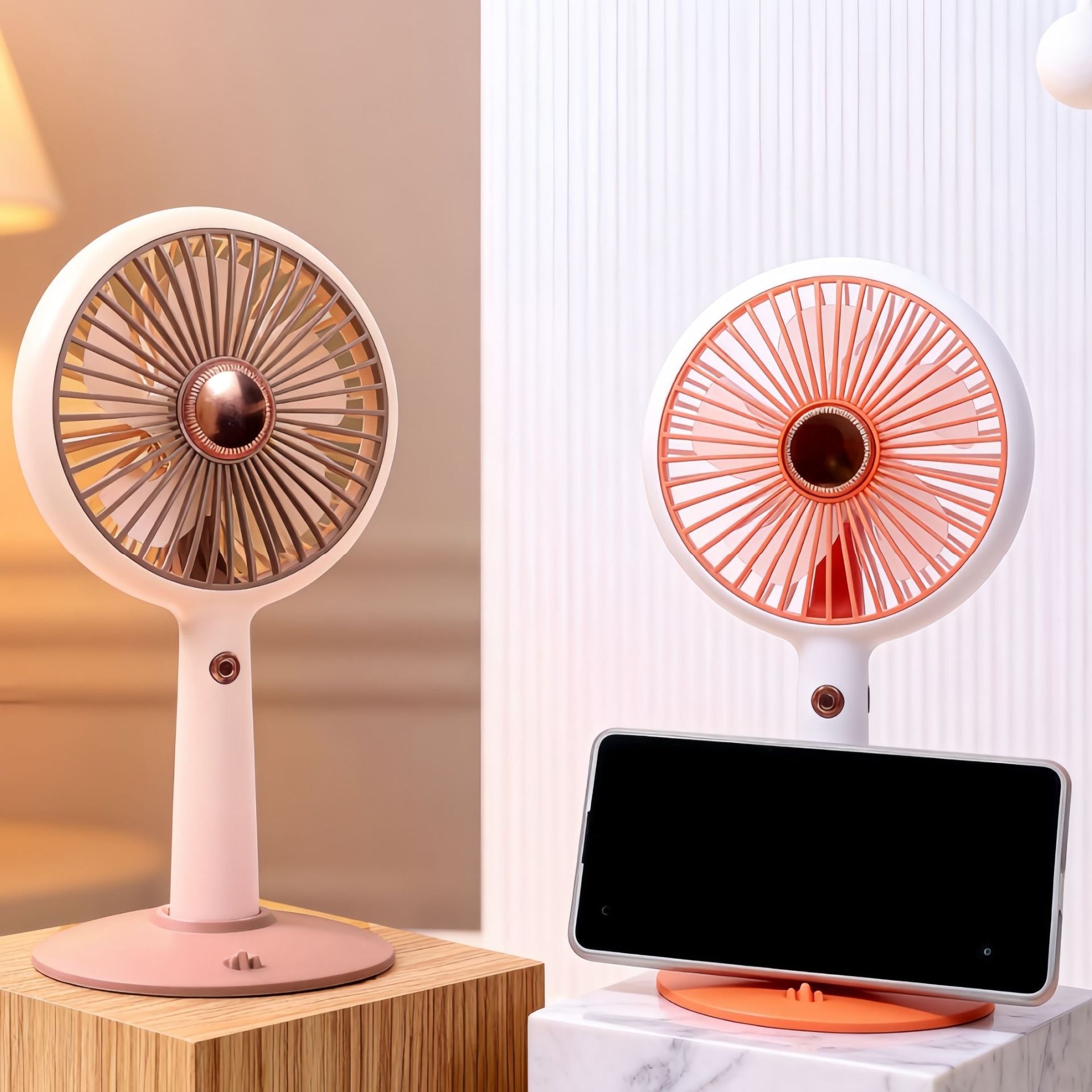Portable Mini Fan USB Rechargeable Adjustable Speed Compact Personal Handheld Fan