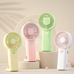 Portable Handheld USB Rechargeable Fan Compact Lightweight Adjustable Speeds