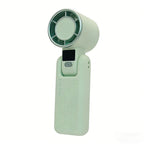 Portable Mini Fan with LCD Display USB Rechargeable Adjustable Speed