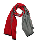 Brehn Women's Elegant Warm Scarf Soft Fabric Modern Check Pattern Winter Accessory