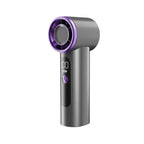 Portable Mini Air Fan with LCD Display USB Rechargeable Quiet Operation