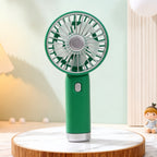 Portable Handheld Fan with Powerful Battery USB Rechargeable Ergonomic Design Lightweight