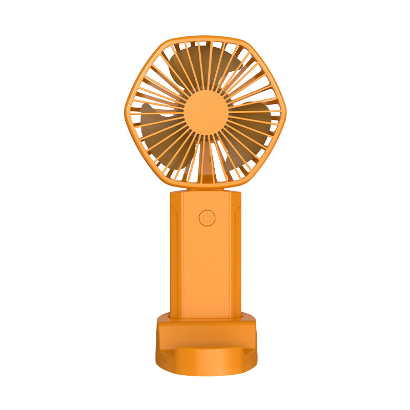 Portable Rechargeable Handheld Fan Lightweight Quiet Operation Adjustable Speed Settings