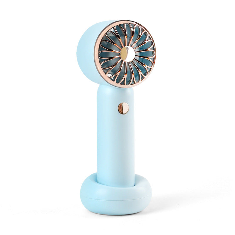 Portable Hand Fan USB Rechargeable Lightweight Adjustable Speed Quiet Operation