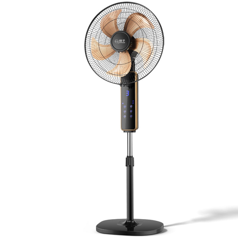 Unisex Stand Fan 50cm Large Head Height Adjustable 3 Speeds Remote Control Timer