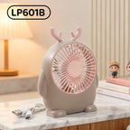 Portable USB Table Fan Compact Quiet Operation for Home Office Use