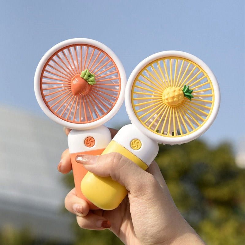 Women’s Portable Mini Fan USB Rechargeable Handheld Compact Personal Cooling Fan